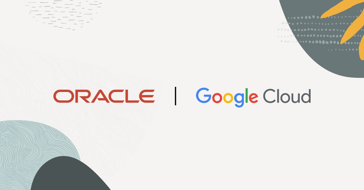 Oracle Google Cloud 合作主题图