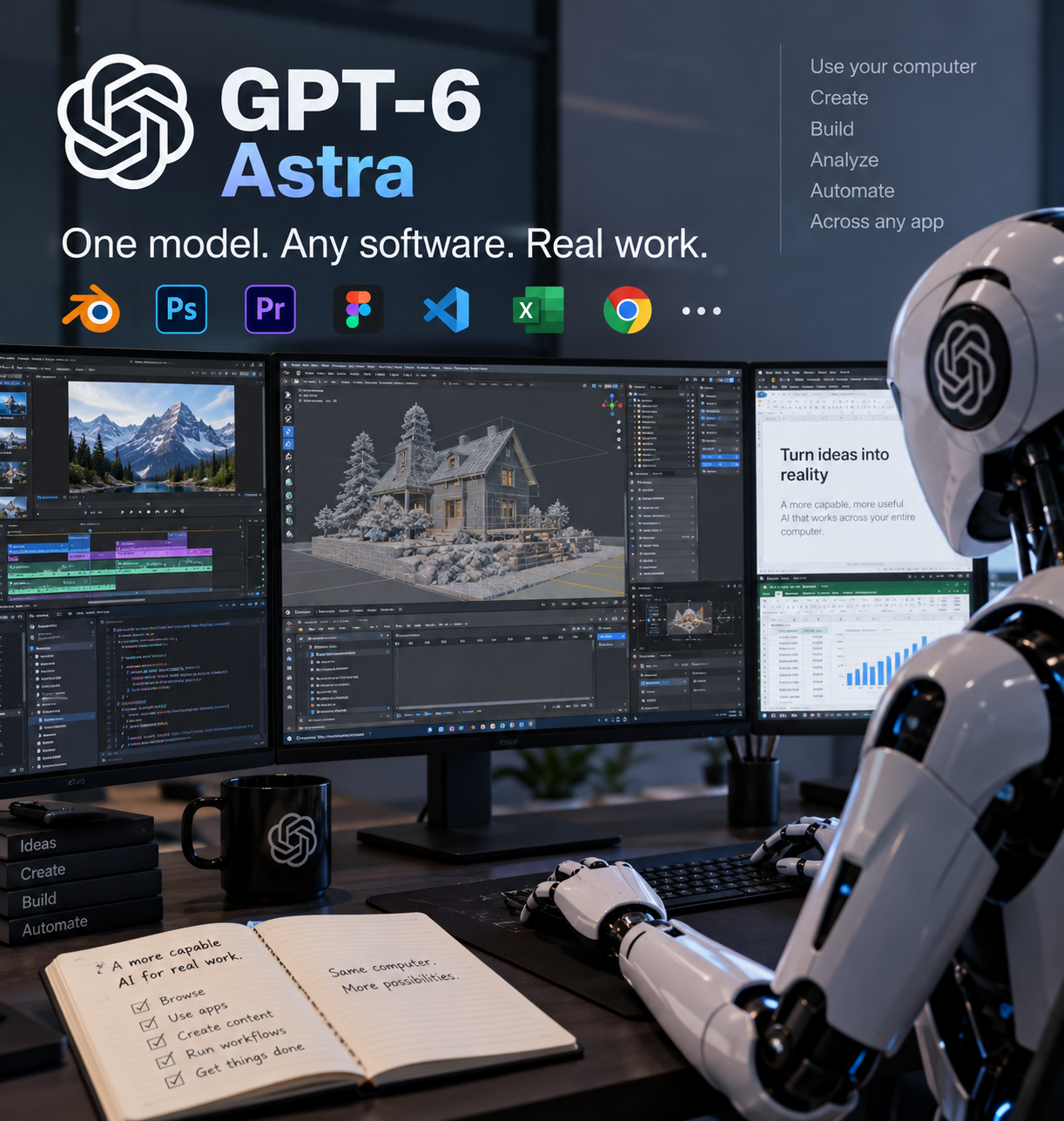 GPT-6 Astra 开始比人类更会用电脑